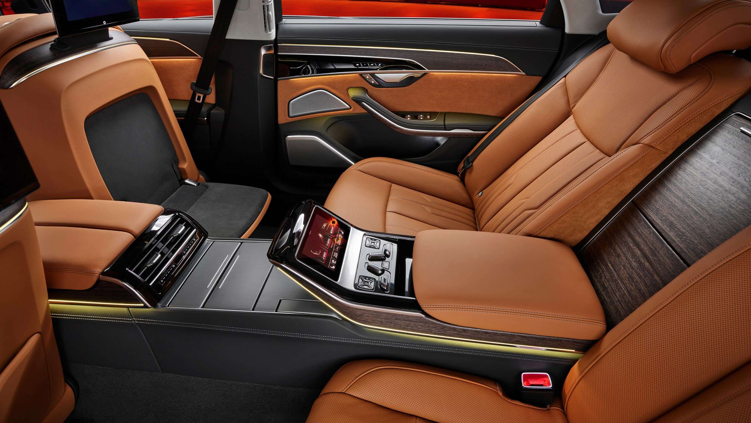Audi A8 facelift - rear seats