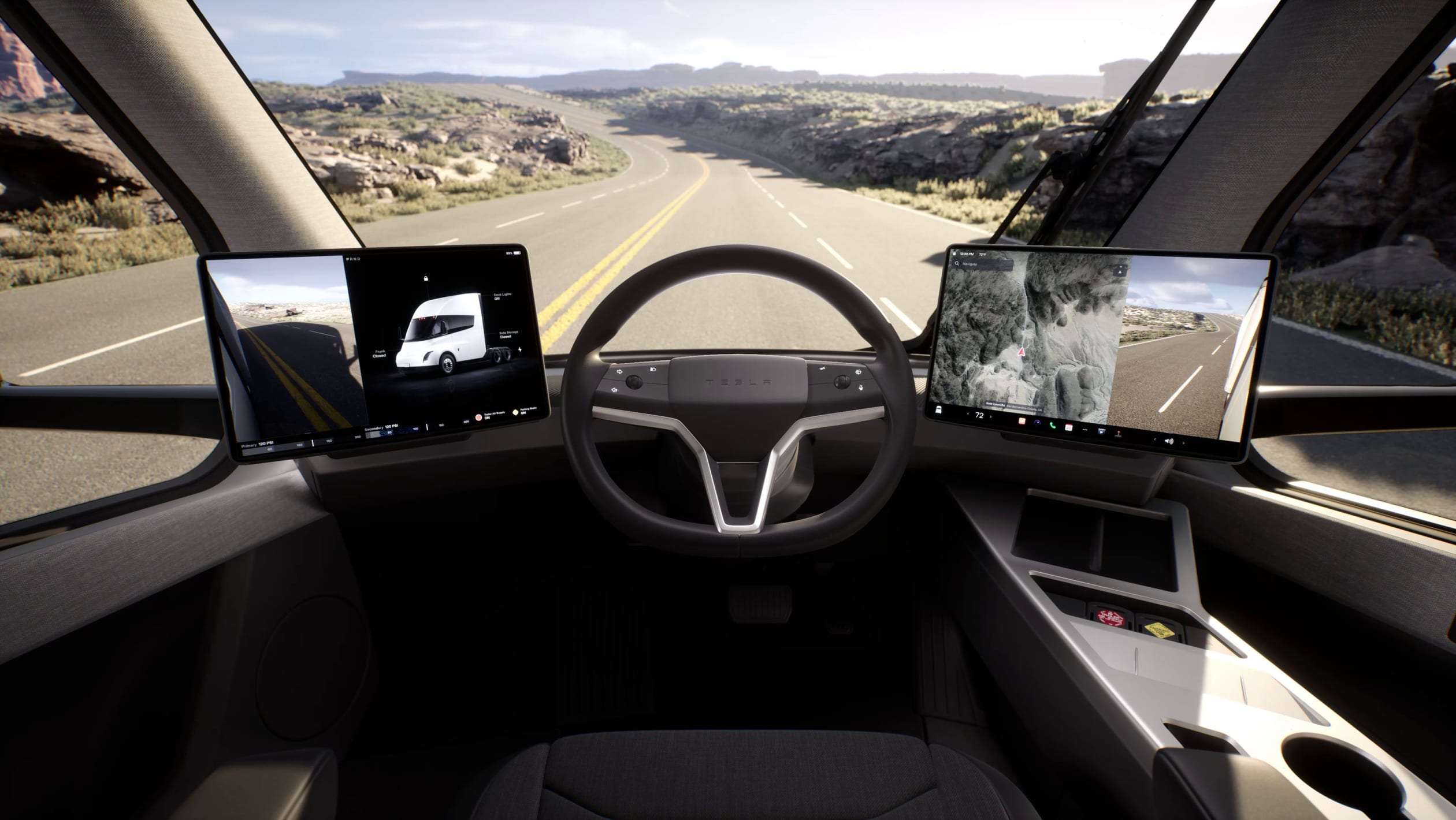 Tesla Semi - interior
