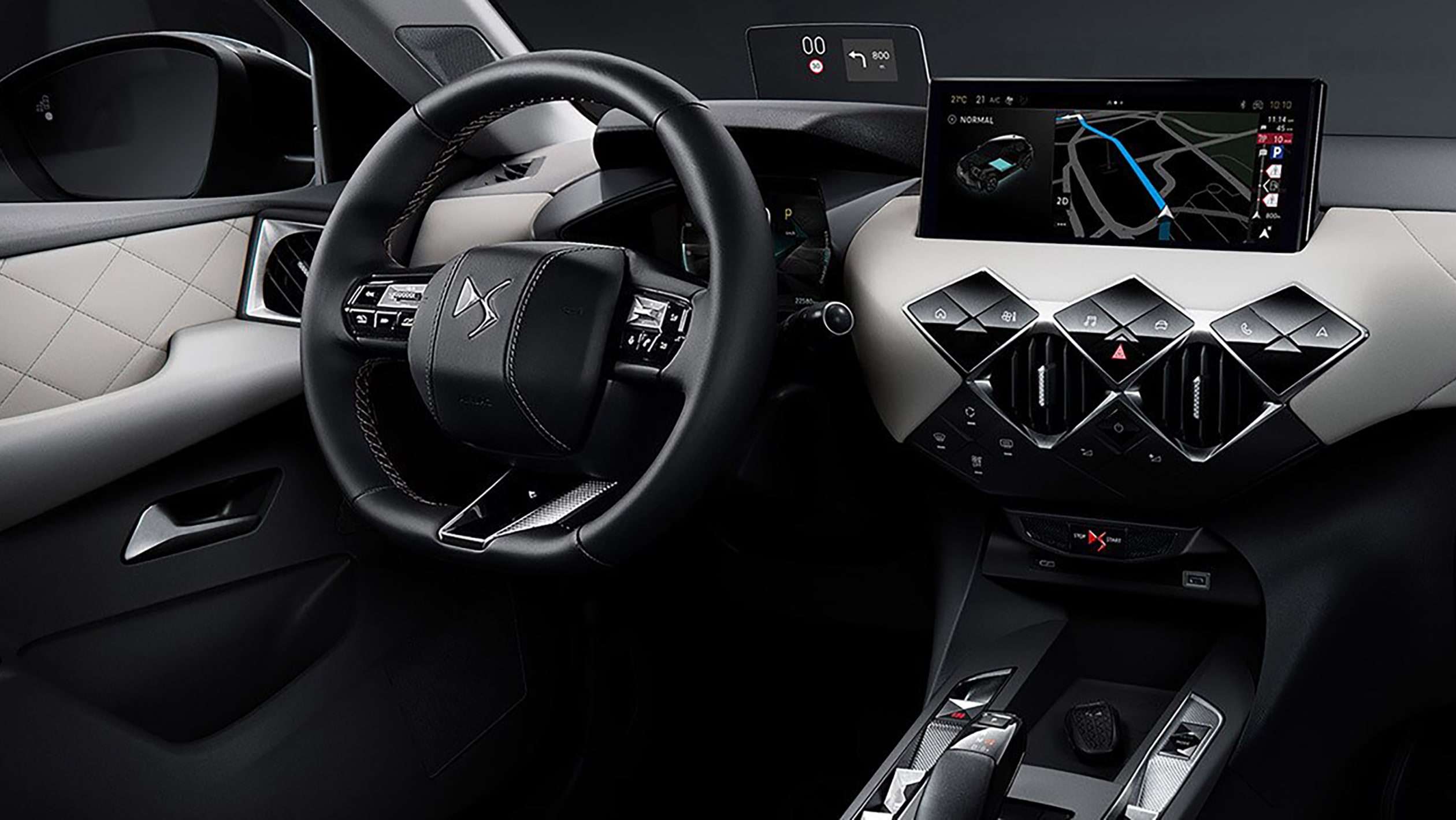 New DS 3 facelift cabin