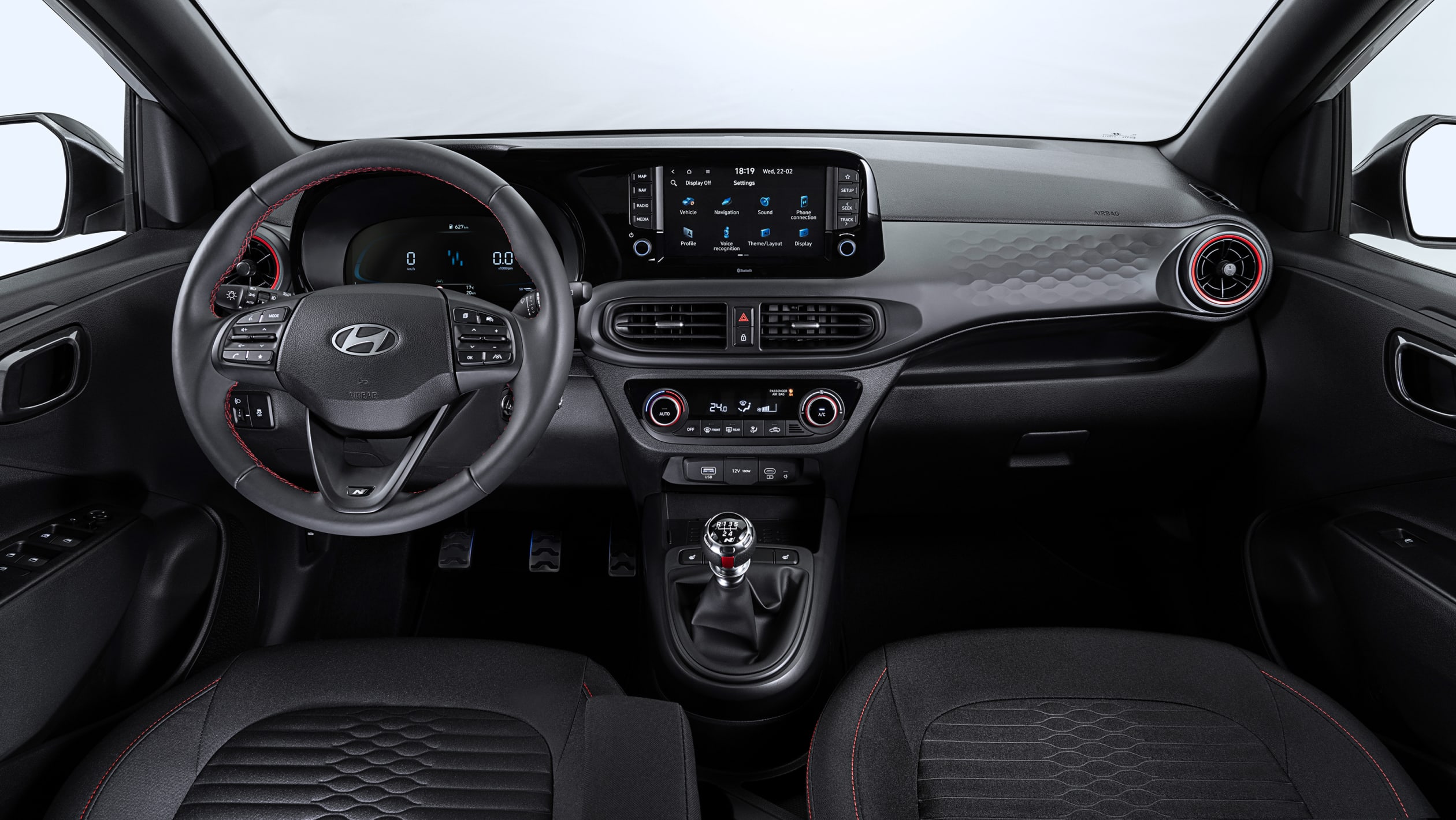 Facelifted Hyundai i10 N-Line - interior