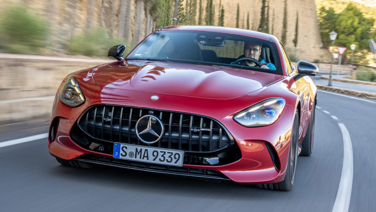 Mercedes AMG gt Red Chrome